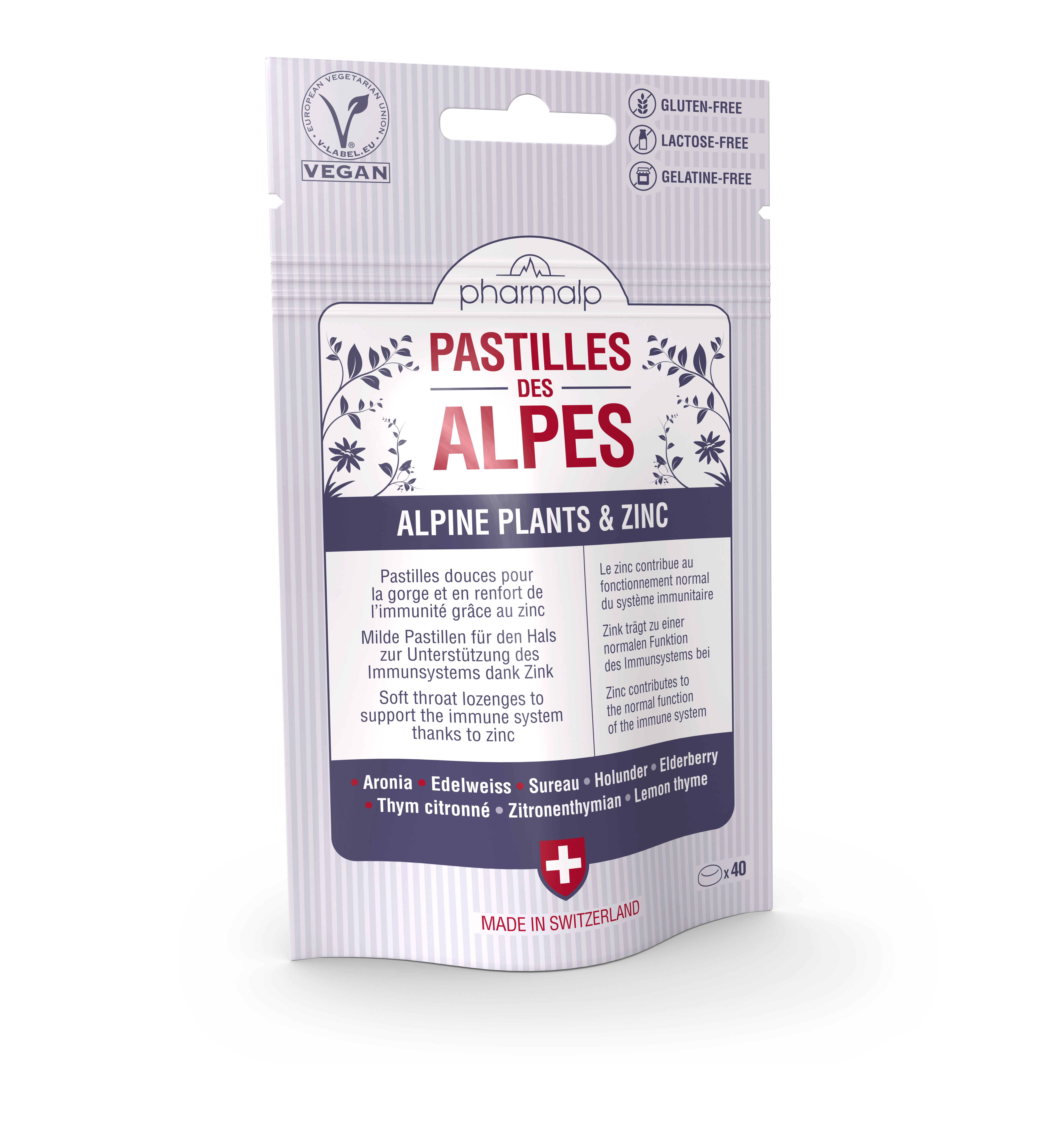 Pharmalp Pastilles des Alpes bustine di ricarica 40 pezzi