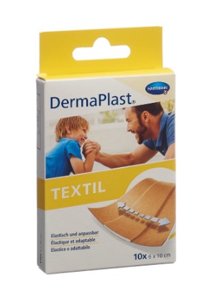 DermaPlast® medicazione rapida tessile 6x10cm beige 10 pezzi