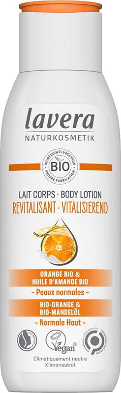 Lozione corpo Lavera vitalizzante all'arancia bio e all'olio di mandorle bio 200ml