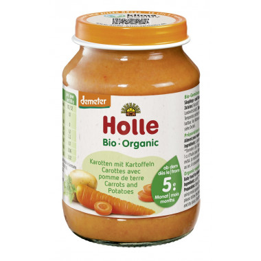 Holle carote con patate demeter bio 190g