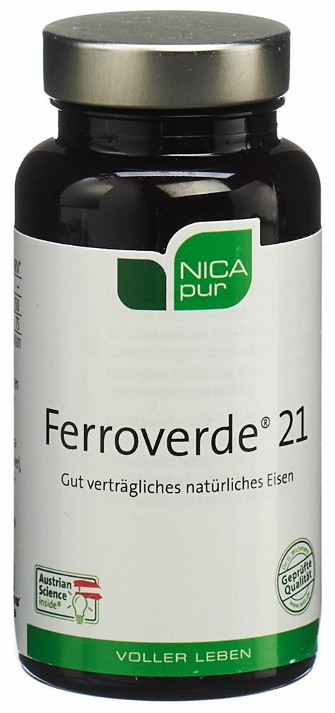 FERROVERDE capsule 21 mg ferro vegetale Ds 60 pezzi