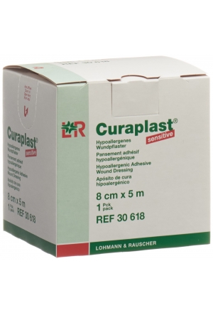 CURAPLAST medicazione per ferite 8cmx5m rotolo color pelle