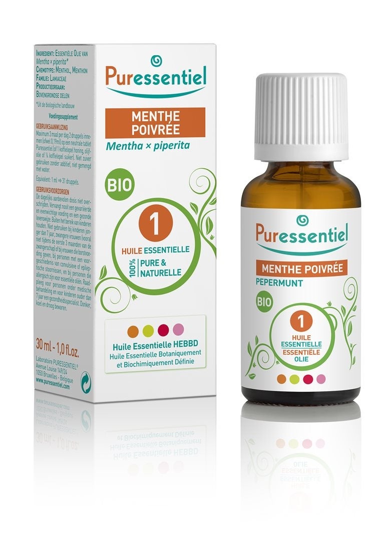Puressentiel Olio essenziale di menta piperita ed eucalipto biologico 30ml