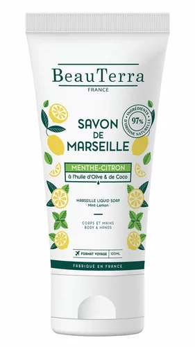 BeauTerra Sapone liquido Marsiglia Menta-Cit 100ml