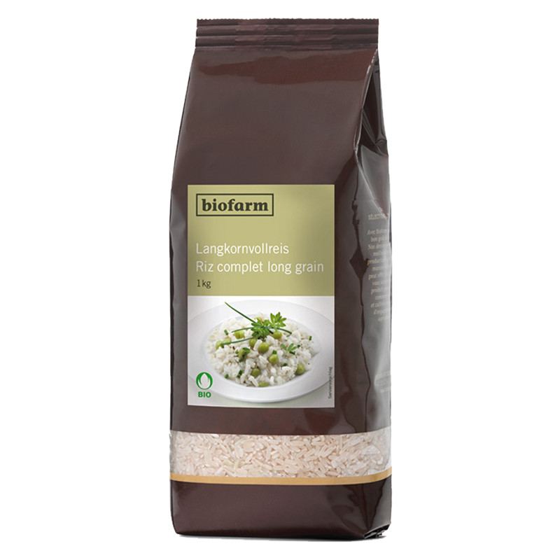 BIOFARM Riso a chicco lungo Bud Btl 1kg