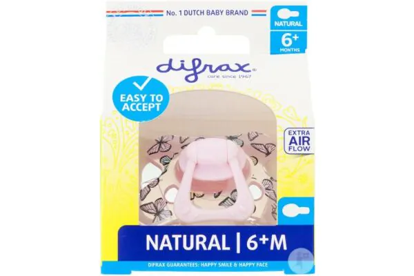 Silicone Difrax Nuggi Natural 6+M