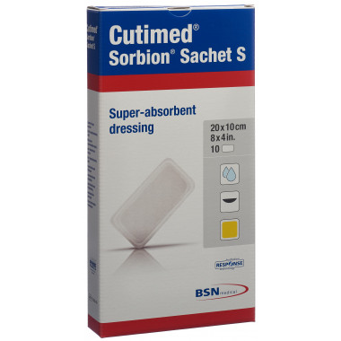 Cutimed Sorbion Bustina S 20x10cm 10 pezzi