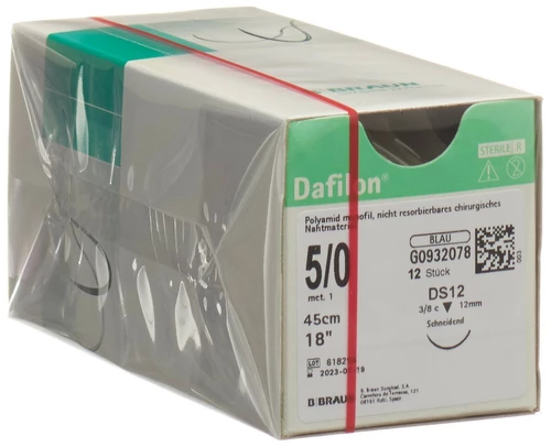 DAFILON 45cm blu DS 12 5-0 12 pezzi