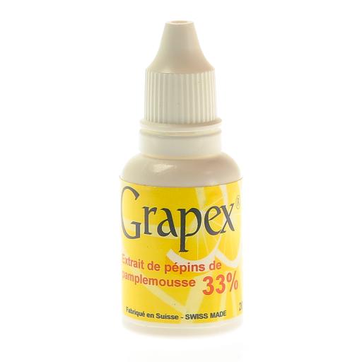 Grapex Estratto di semi di pompelmo liq 33 % Biologico 20ml