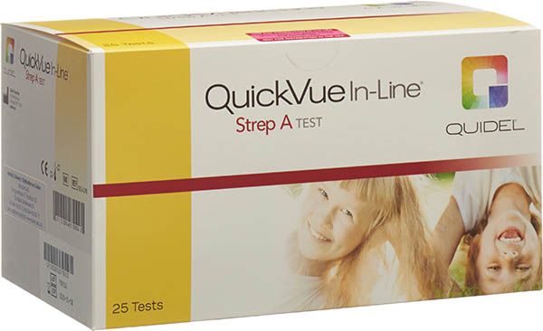 QuickVue In-Line Strep A 25 test