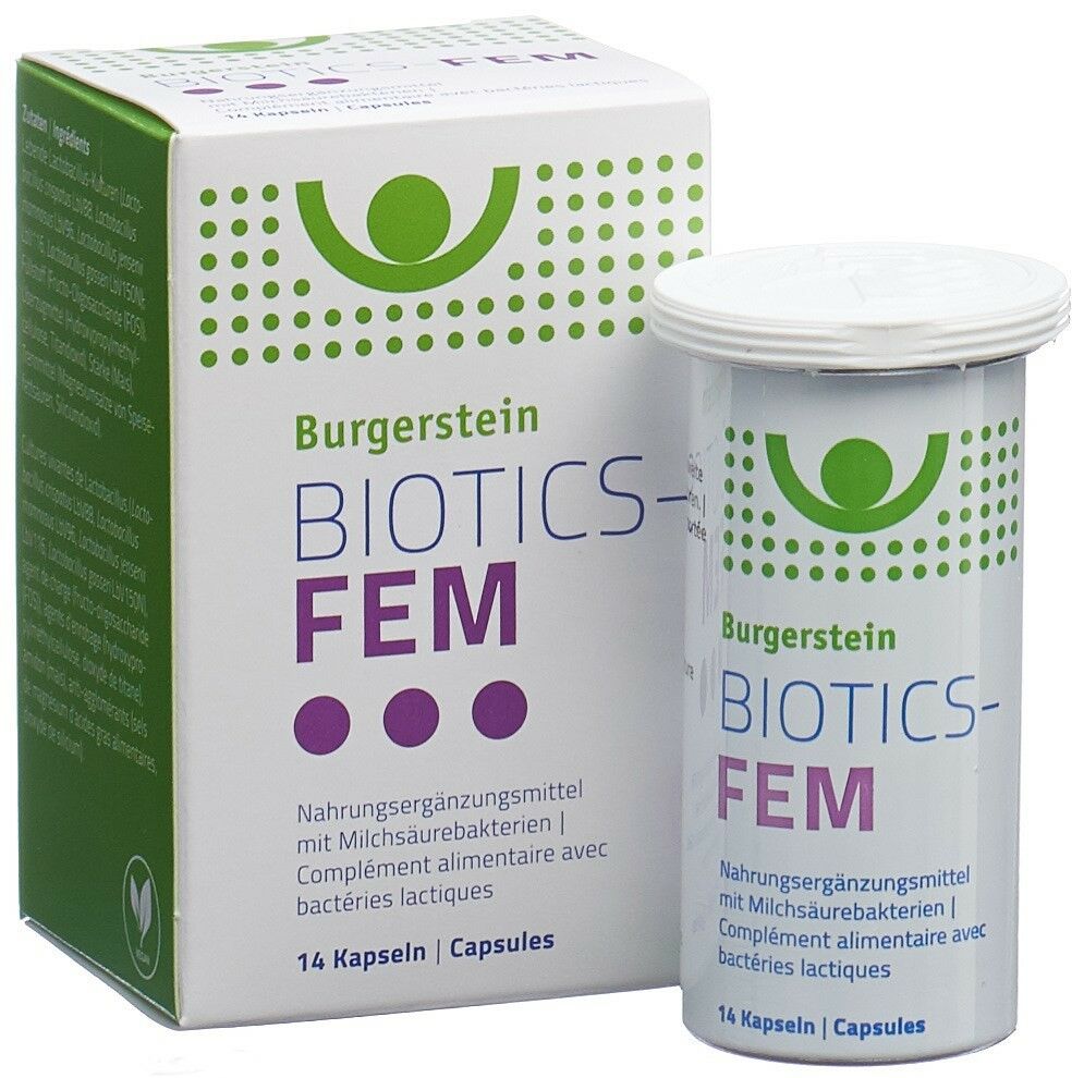 BURGERSTEIN Biotics-FEM Capsule 14 Capsule