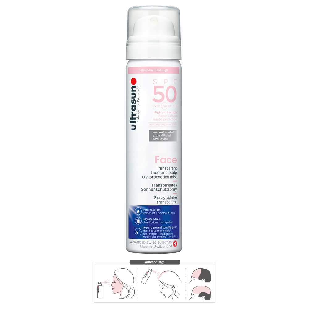Ultrasun Face&Scalp UV Protection Mist SPF50 75ml