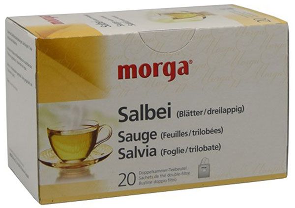 MORGA Tè in foglie di salvia trilobato Btl 20 pezzi