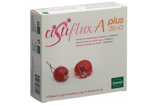 Cistiflux A36+DMannosio Cranberry integratore alimentare 14 x 5 g