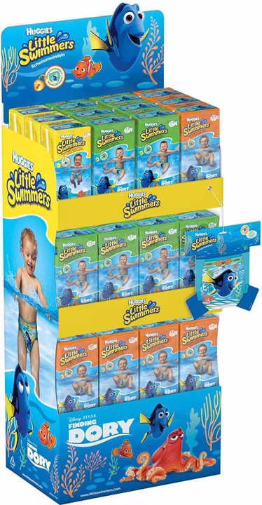 Pannolini da bagno Huggies Little Swimmers display 36 pezzi
