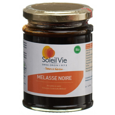 Soleil Vie melassa nera zucchero di canna bio 340g