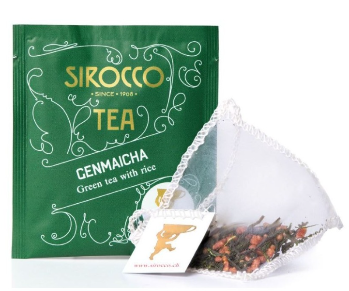 Sirocco bustine di tè Genmaicha 20 pezzi