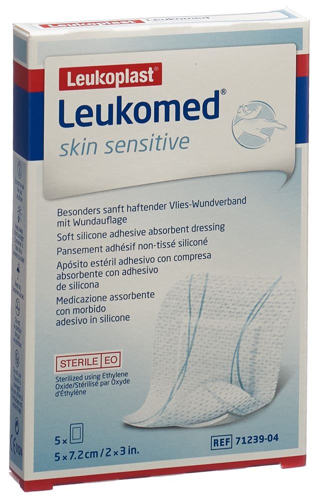 LEUKOMED pelle sensibile 5x7,2cm 10 pezzi