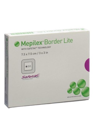 Mepilex (PI-APS) Border Flex Lite 7,5x7,5 cm 5 pezzi