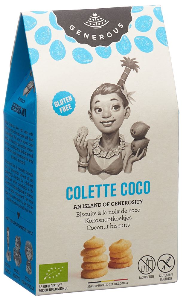 GENEROUS Colette Coco Biscuit senza glutine 100g