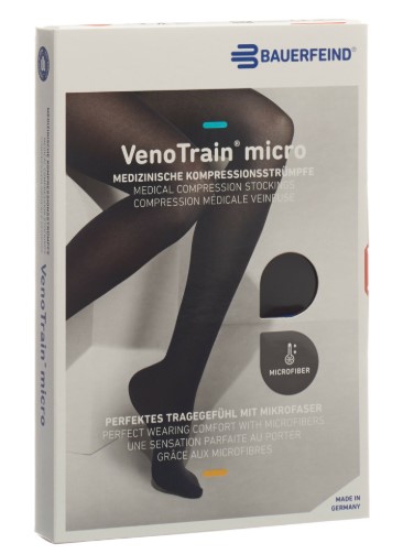 Bauerfeind VT MICRO AG KKL2 S p/l piede aperto nero microstallone 1 paio