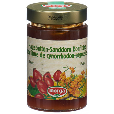 MORGA marmellata di olivello spinoso e rosa canina 350g