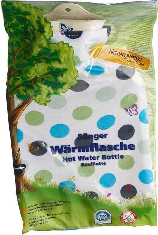 SÖNGER borraccia naturale masticabile in peluche 2l a pois