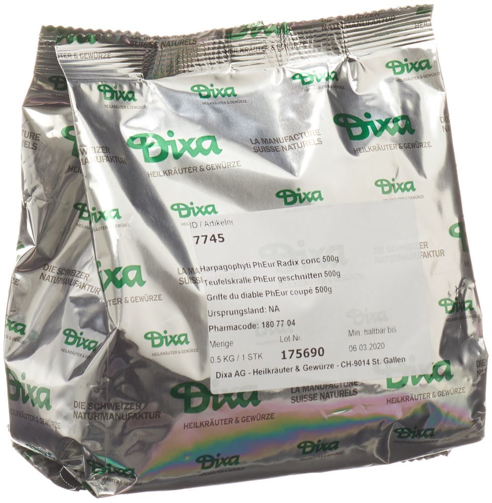 Artiglio del diavolo Dixa PhEur taglio 500g