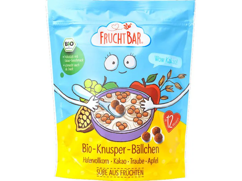 Fruchtbar Palline croccanti al cacao di grano biologico 125g