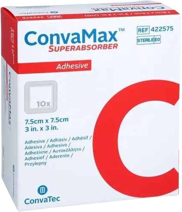 ConvaMax Superabsorber 7,5x7,5 cm adesivo 10 pezzi