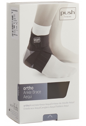 PUSH ORTHO AEQUI cinturino alla caviglia 34-40cm sinistro grigio