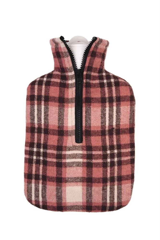 Borraccia Frosch PVC 1,8 l flanella check rosa