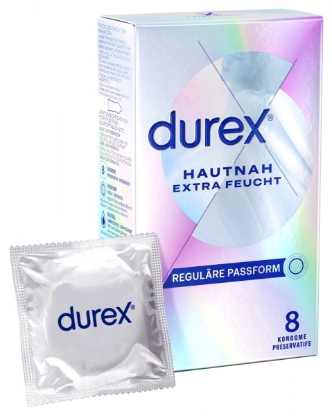 Durex Hautnah Präservativ extra feucht 8 Stück
