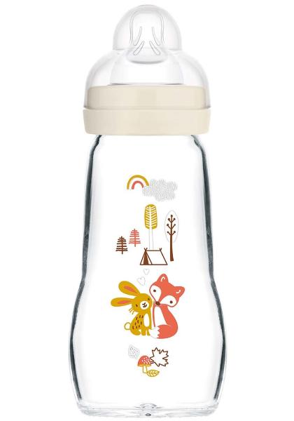 MAM Feel Good Glasflasche 260ml 2+ Monate Unisex