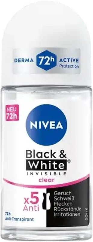 Nivea Deo Inv Bla&Whi Roll-on Cl Fem (nuovo) 50 ml
