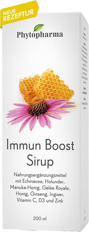 Phytopharma Immune Boost Sciroppo bottiglia di vetro 200ml