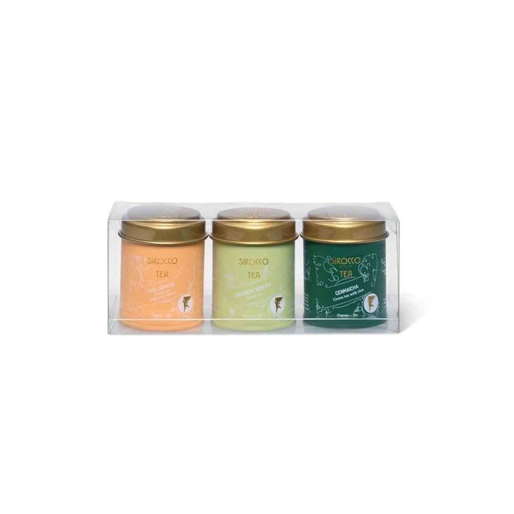 Sirocco Japan Delight Selection 3 lattine piccole bio
