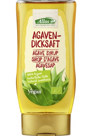 Sciroppo d'agave ALLOS in flacone dosatore da 250 ml