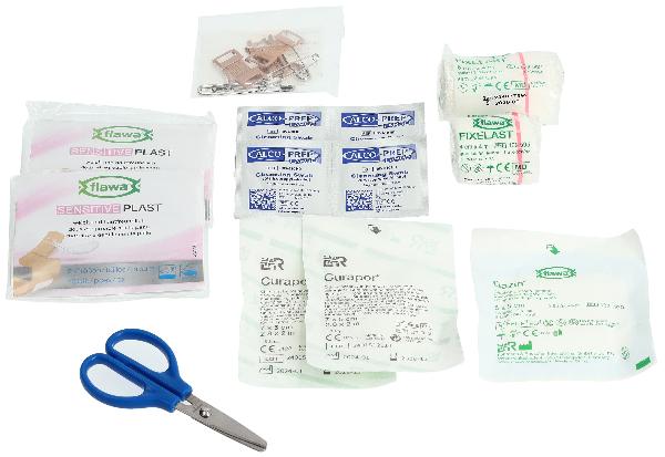 Custodia tascabile per farmacia FLAWA giallo chiaro