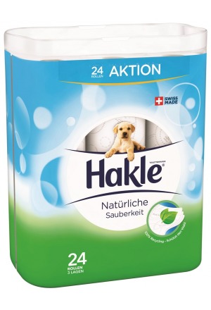 Carta igienica Hakle Natural Cleanliness FSC 24 pezzi