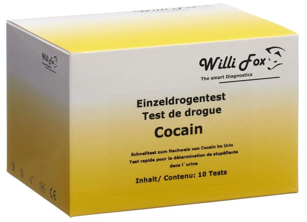 Willi Fox test antidroga cocaina urina singola 10 pezzi