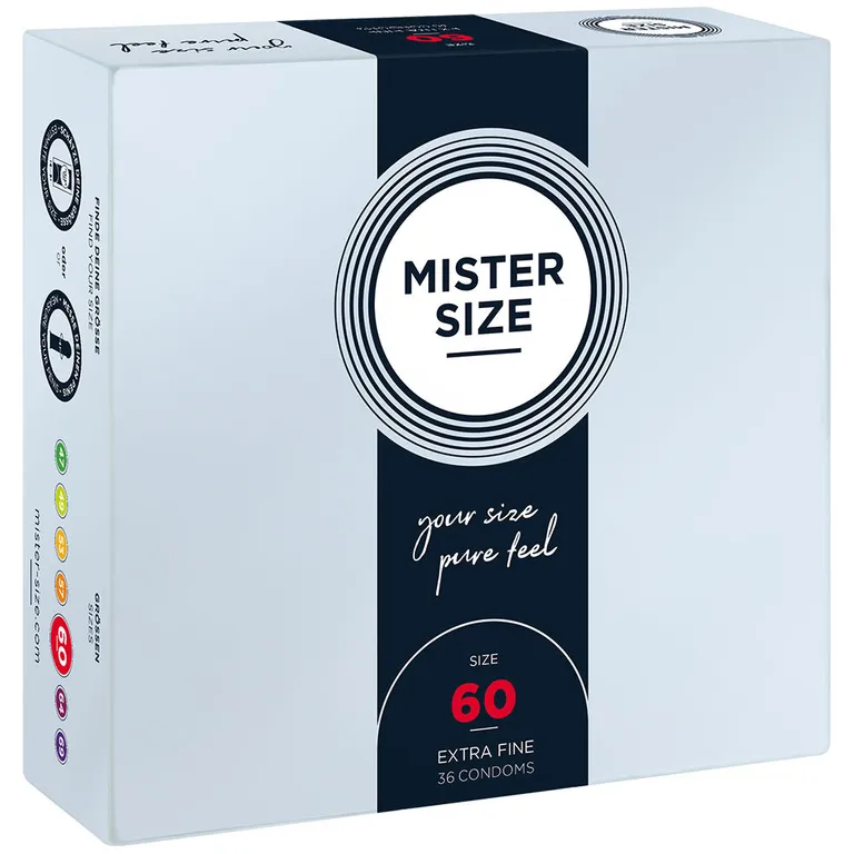 MISTER SIZE 60 - Confezione di preservativi da 36 pezzi