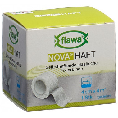 Flawa Nova benda di garza adesiva coesiva 4cmx4m