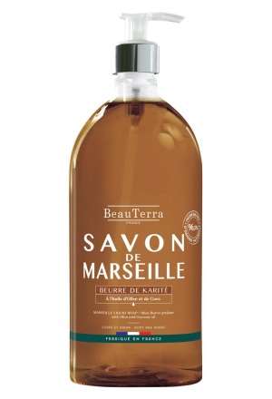 BeauTerra sapone liquido Marsiglia burro di karité 1000ml