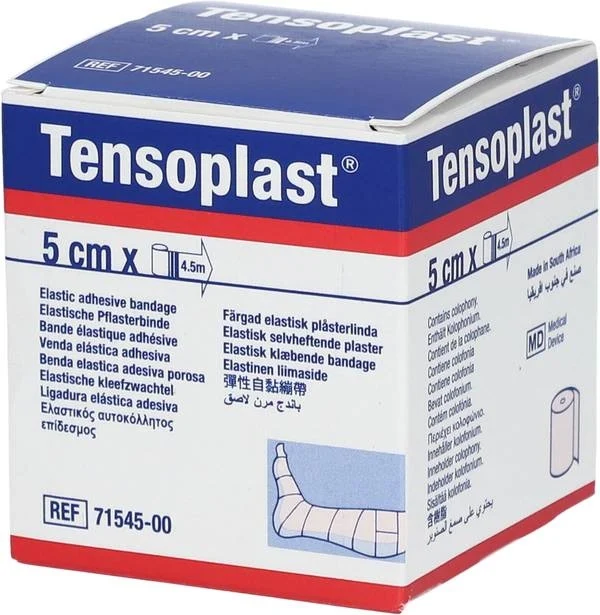 Bendaggio compressivo TENSOPLAST 5cmx4,5m