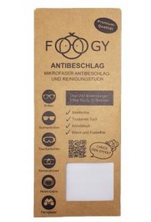 FOOGY panno antiappannamento e pulizia in microfibra
