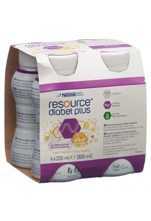 Resource Diabet Plus Vanilla 4 x 200 ml