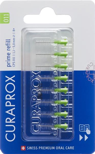 Curaprox CPS 11 prime ricarica scovolini interdentali verde lime 8 pezzi