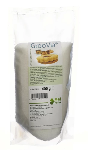 GROOVIA Stevia in polvere Btl 400g