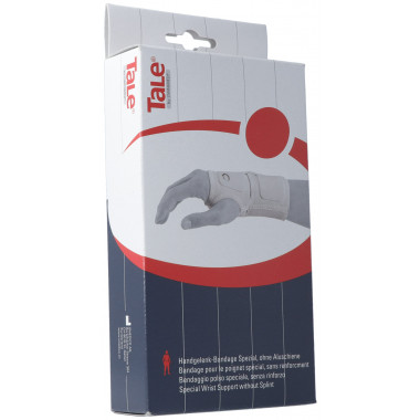 Supporto per polso TALE senza stecca 15 cm destro bianco